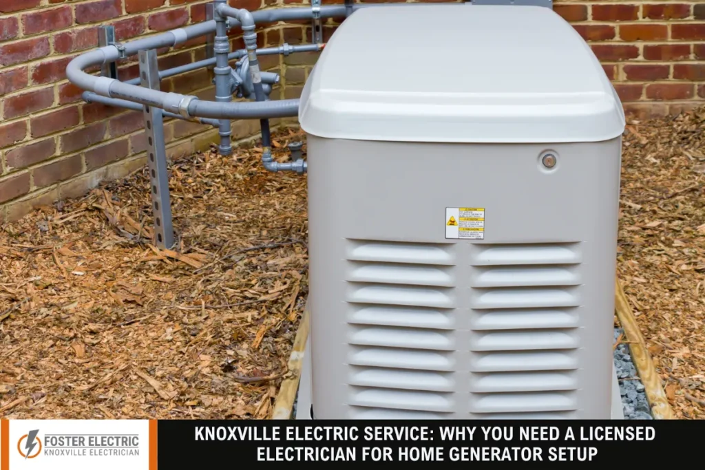 Knoxville Electric Service: Why You Need a Licensed Electrician for Home Generator Setup