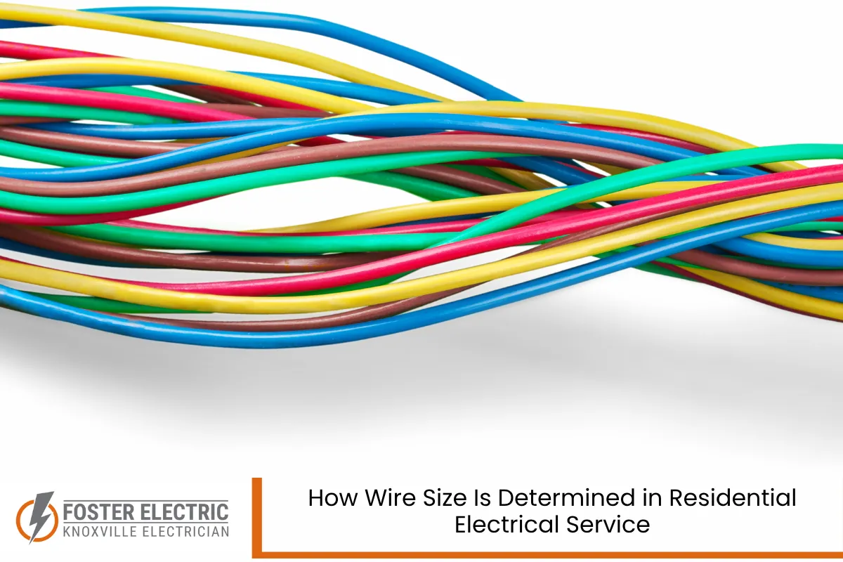 How Wire Size Is Determined in Residential Electrical Service
