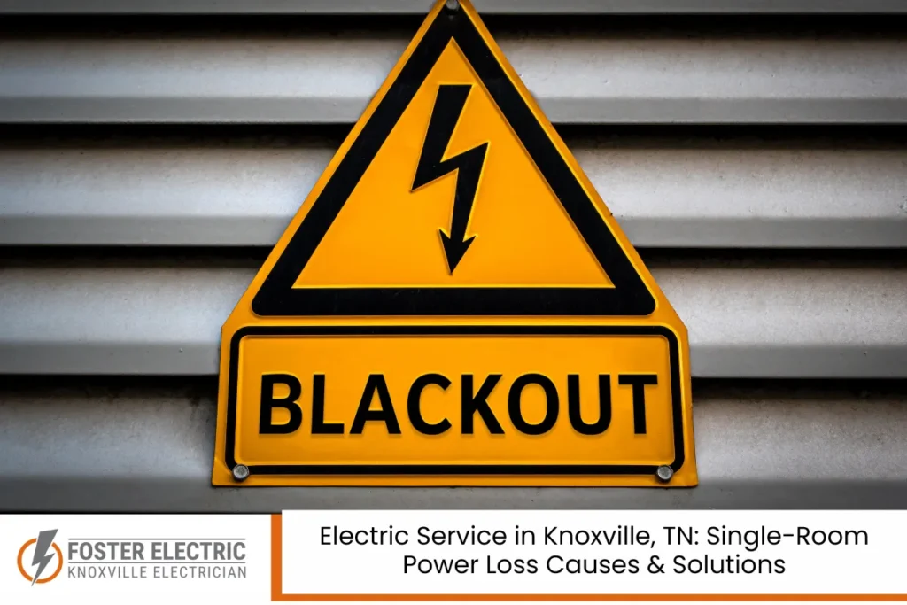 Electric Service in Knoxville, TN Single-Room Power Loss Causes & Solutions